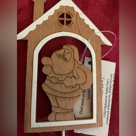 3 Holiday/Christmas wood plant sticks - Picture 4 of 7